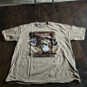 Chase Authentics Men's XL T Shirt Brown Fox Sports Digger 2009 Racing NWOT